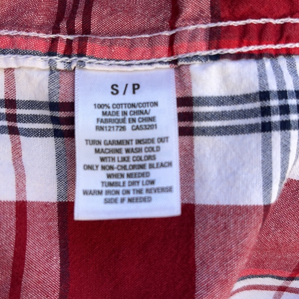 Aeropostale Plaid Western Cotton Shirt - Picture 6 of 6